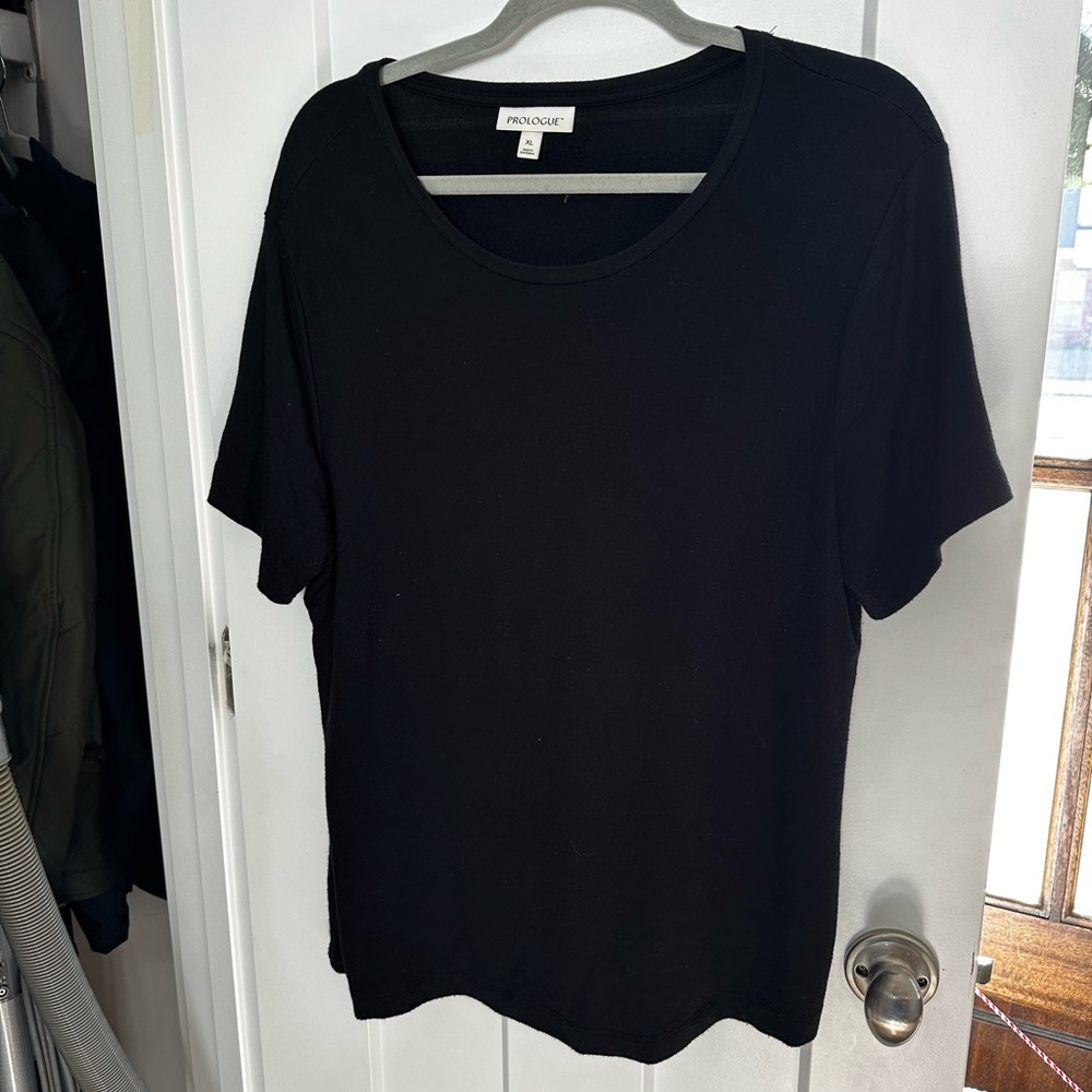 Prologue Black Short Sleeve Tee